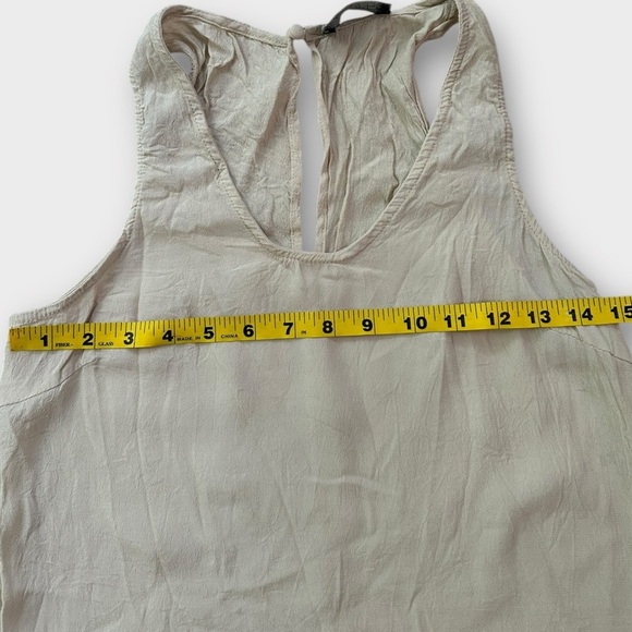 Astr Cream Sleeveless Linen Dress - Picture 5 of 8